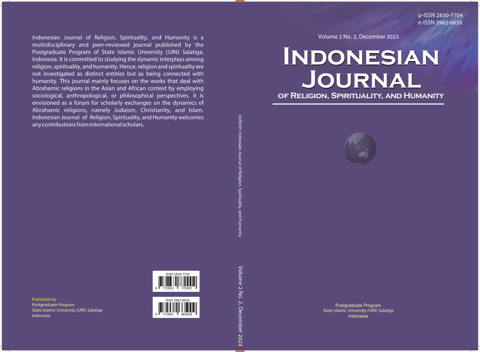 View Vol. 2 No. 2 (2023): Indonesian Journal of Religion, Spirituality, and Humanity