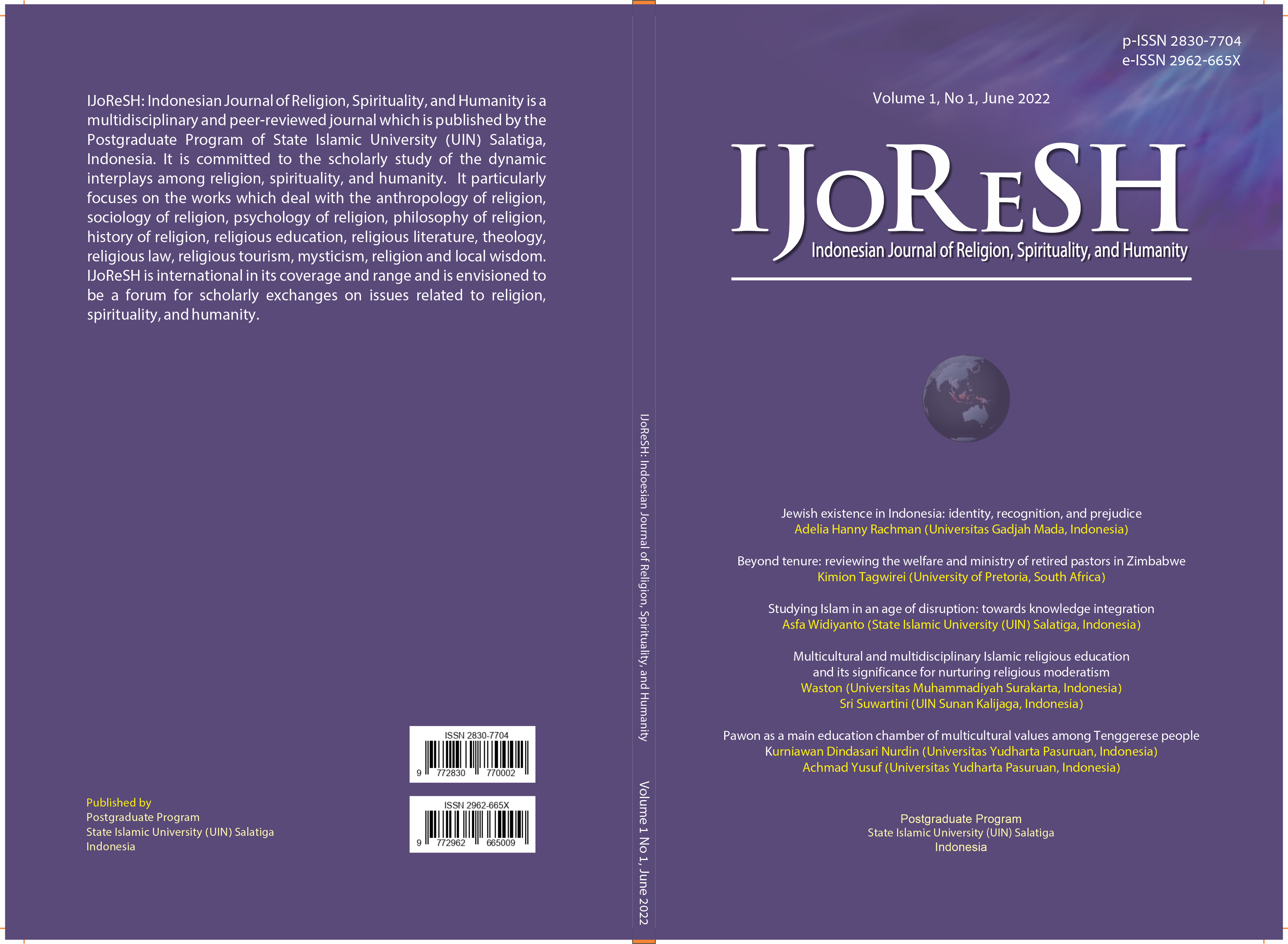 					Lihat Vol 1 No 1 (2022): Indonesian Journal of Religion, Spirituality, and Humanity
				